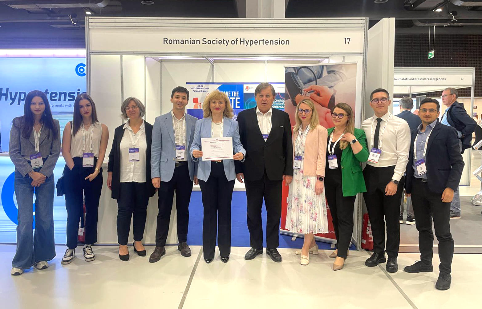 Clinica de Cardiologie din Târgu Mures a devenit Centru European de Excelențǎ în Hipertensiune!